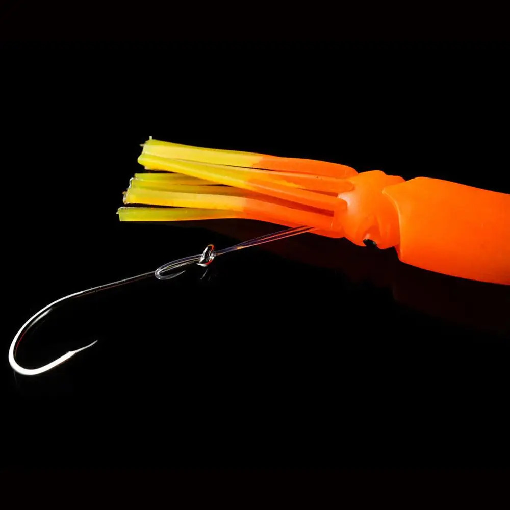 SUNMILE Fishing Soft Squid Daisy chain Lure 12cm Squid Jig Fishing Lures For Sea Fishing Wobbler Bait Trolling Fishing Lure 241010