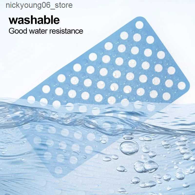 Non-Slip Bath Mats PVC Non Slip Bath Mat Soft And Quick Dry Bathroom Rug With Suction Cup Washable Bathtub Rug Perfect For Toilet Bathroom Bathtub L24