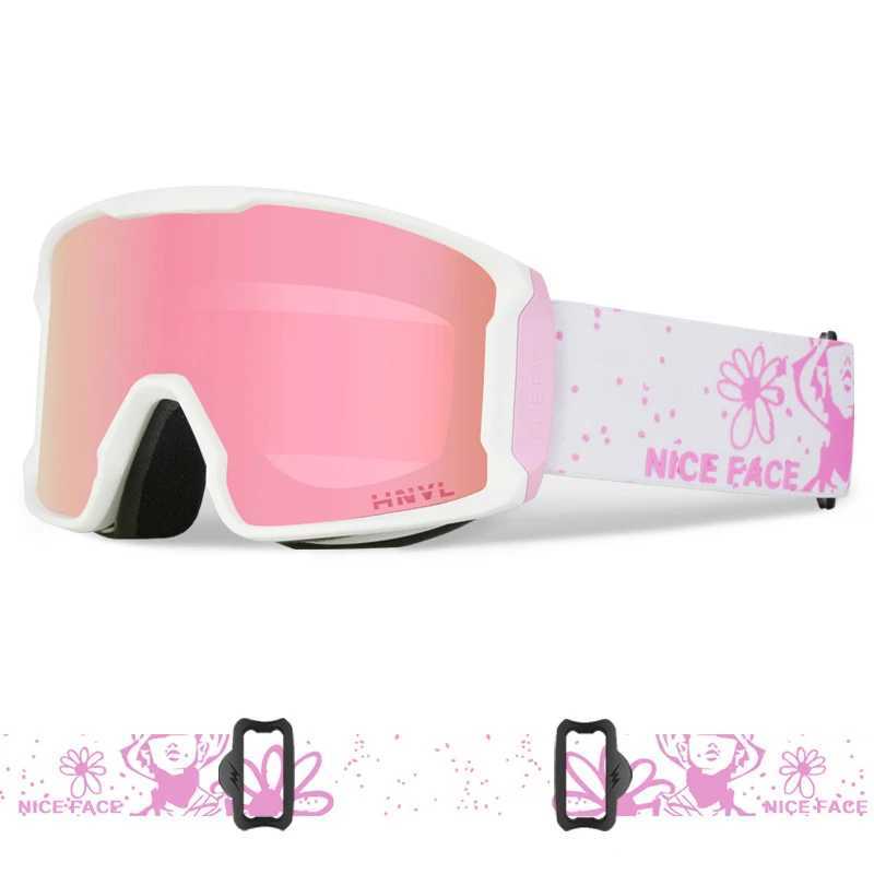 New skiing mens anti fog outdoor winter mountain sled goggles felt double-layer sports bike skiing goggles CL241010