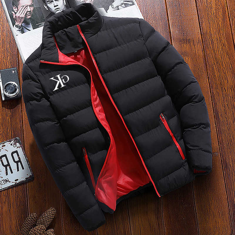 Men's Down Parkas Mens Warm Cotton Jackets Casual Sports Tops Cycling Printed Clothing Strt Fashion New 2024 Y2410094FG7