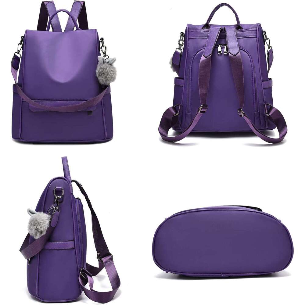 Women Fashion Backpack Purse Anti Theft Waterproof Travel Lightweight Casual Shoulder Satchel Bag