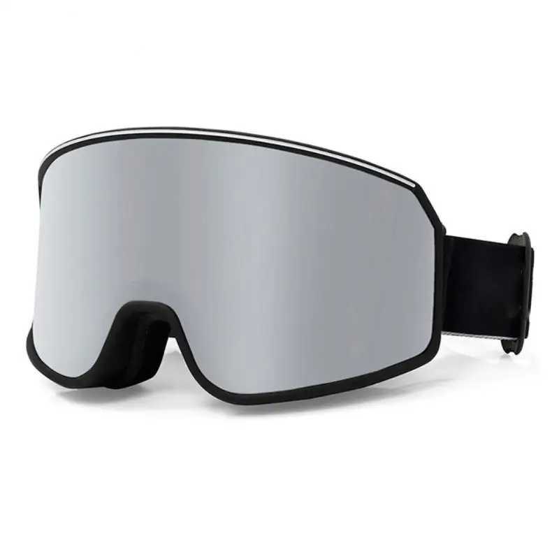 Outdoor skiing goggles 2023 new large view skiing goggles cylindrical anti fog skiing goggles CL241010