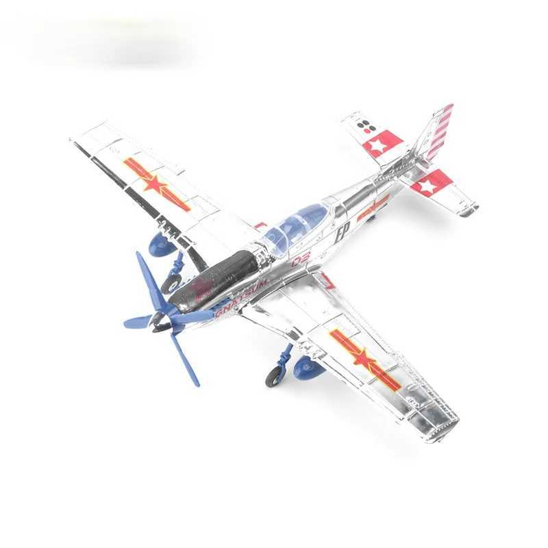 1/48 World War II P-51 Mustang Fighter Model Airplane Plastic Model Kit Simulation Assembly Military Aircraft ToyXJ241010