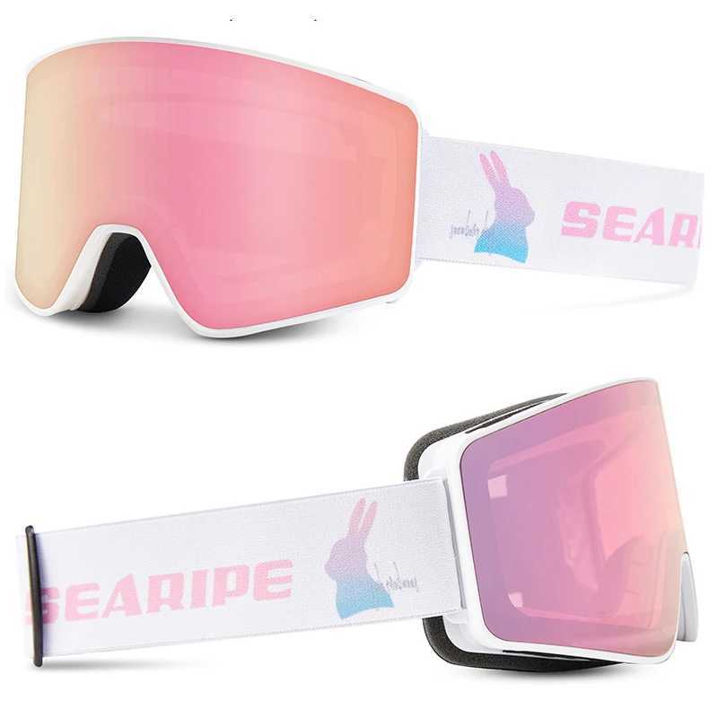 Winter sports mens skiing goggles mountain womens snow goggles anti fog womens skiing goggles outdoor double motorcycle sunglasses CL241017