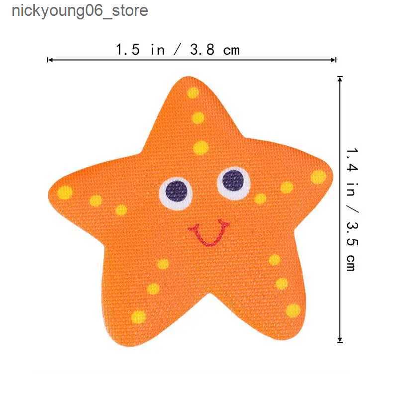 Non-Slip Bath Mats 5pcs Cartoon Tub Shower Anti Bath Stickers Creature Sea Bathroom Kids Sticker Decals Non Strips Bathtub Strip Anti-Skid Sticker L24