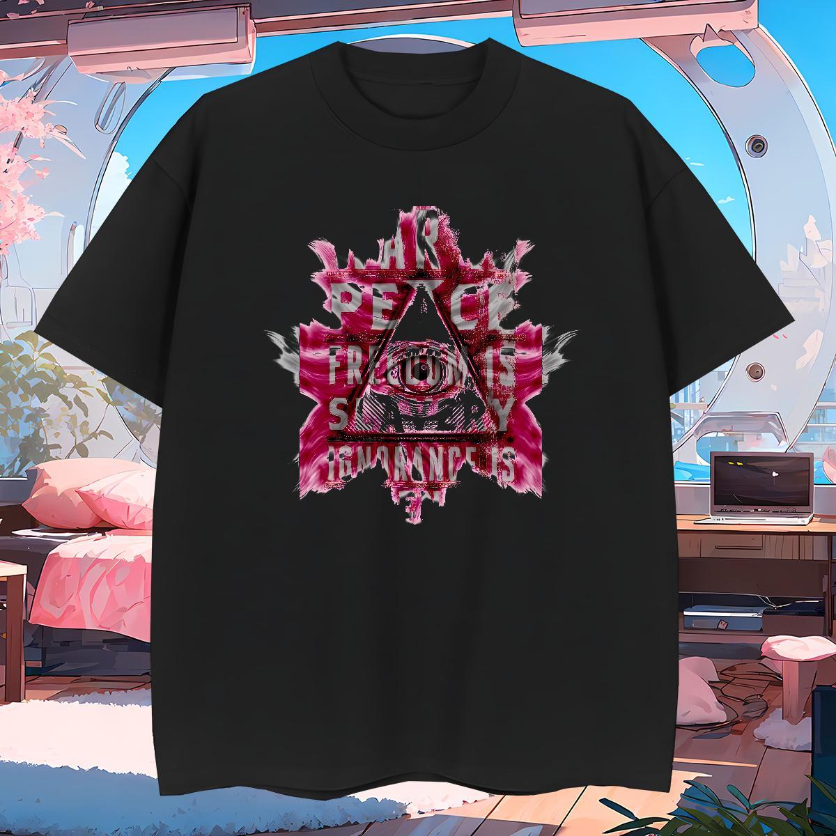 Brand T-Shirts 100% Cotton 230g eye of the devil Casual Beach Custom Printing Short Sleeve Soft Couples T Shirts Factory Direct Tops Shirt