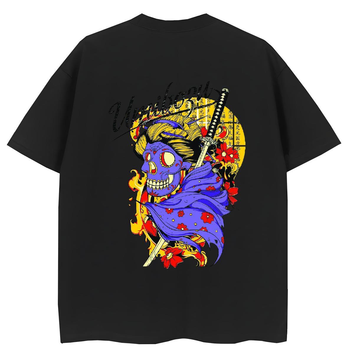 2024 Casual Women T Shirts 100% Cotton 230g Breathable Soft Summer Casual skull Couples T Shirts Female Skull Tees Shirts