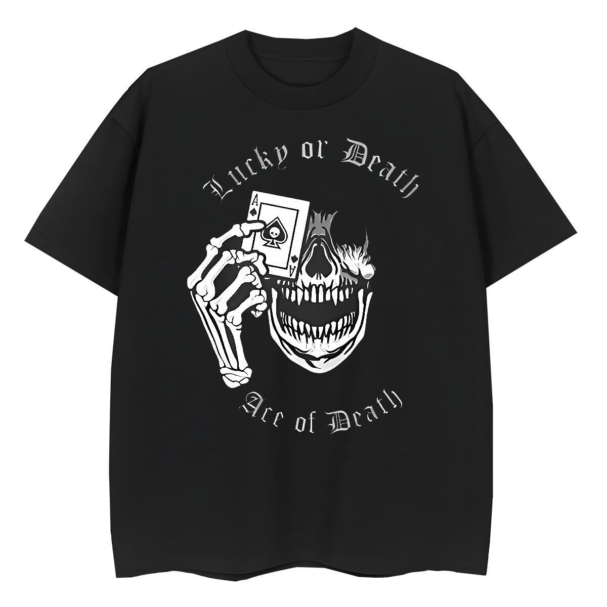 2024 DIY T Shirt For Woman 230g 100% Cotton Short Sleeve O-Neck Sports Casual playing card Couples T Shirts Female Custom Print Oversized Tops Tees