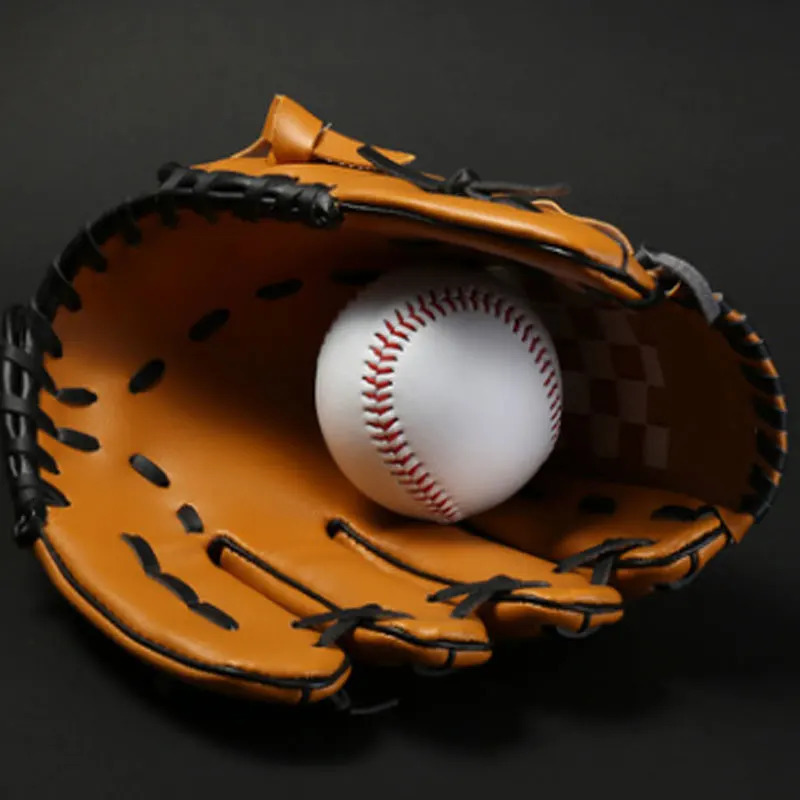 Outdoor Sports Two Colors Baseball Glove Softball Practice Equipment Size 9.510.511.512.5 Left Hand Adult Man Woman Train 241010
