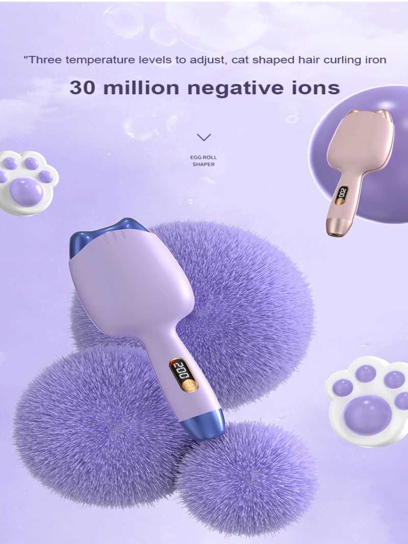 Cat Claw Egg Roll Stick Ionized Water Wave Wool Curling Iron Perfect for Home Personal CareXJ241010