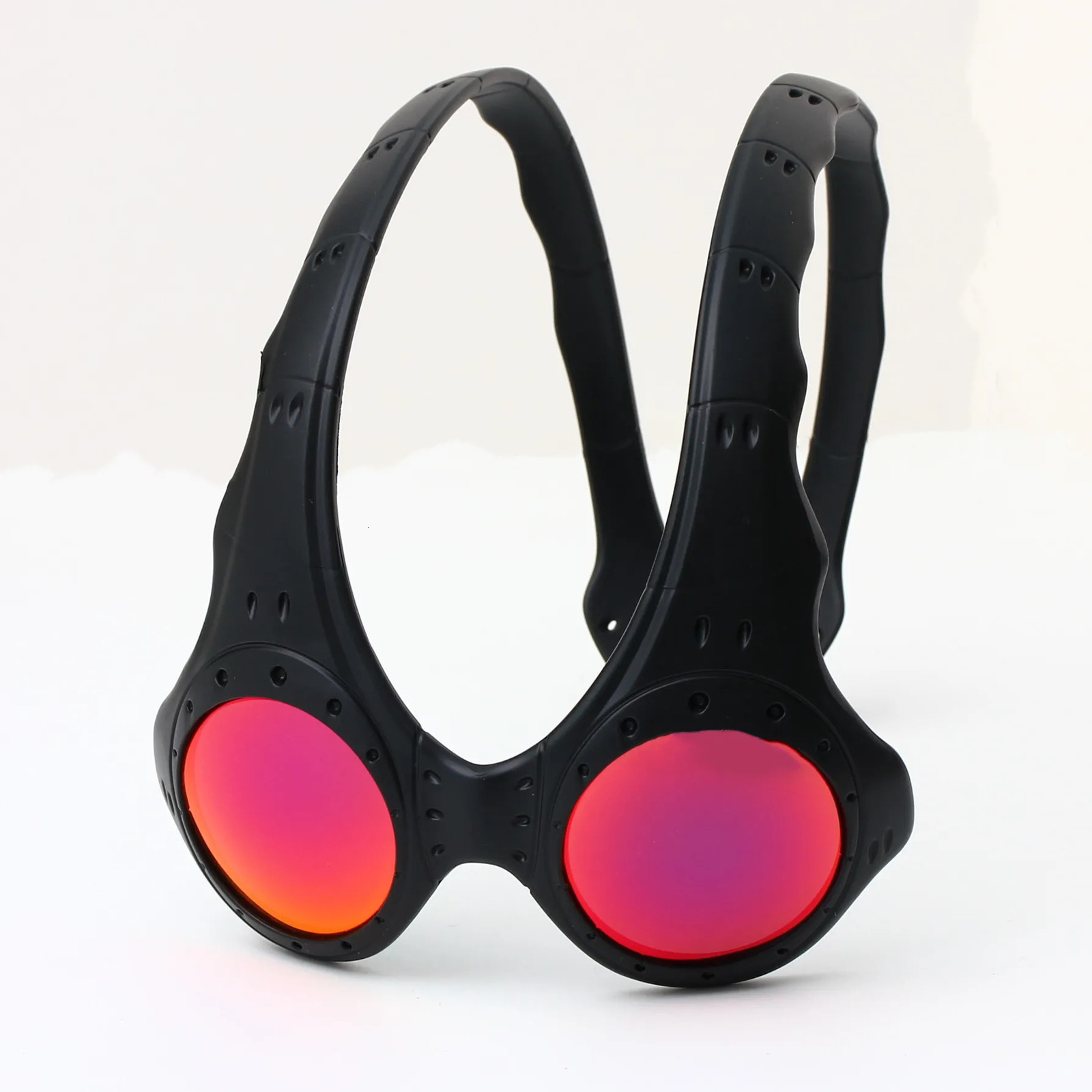 Men Super Large Shaped Y2K Head Set Alien Sunglasses Fashion Women Personalized Party Personalized Goggles Fishing Ocean Mirror 241007