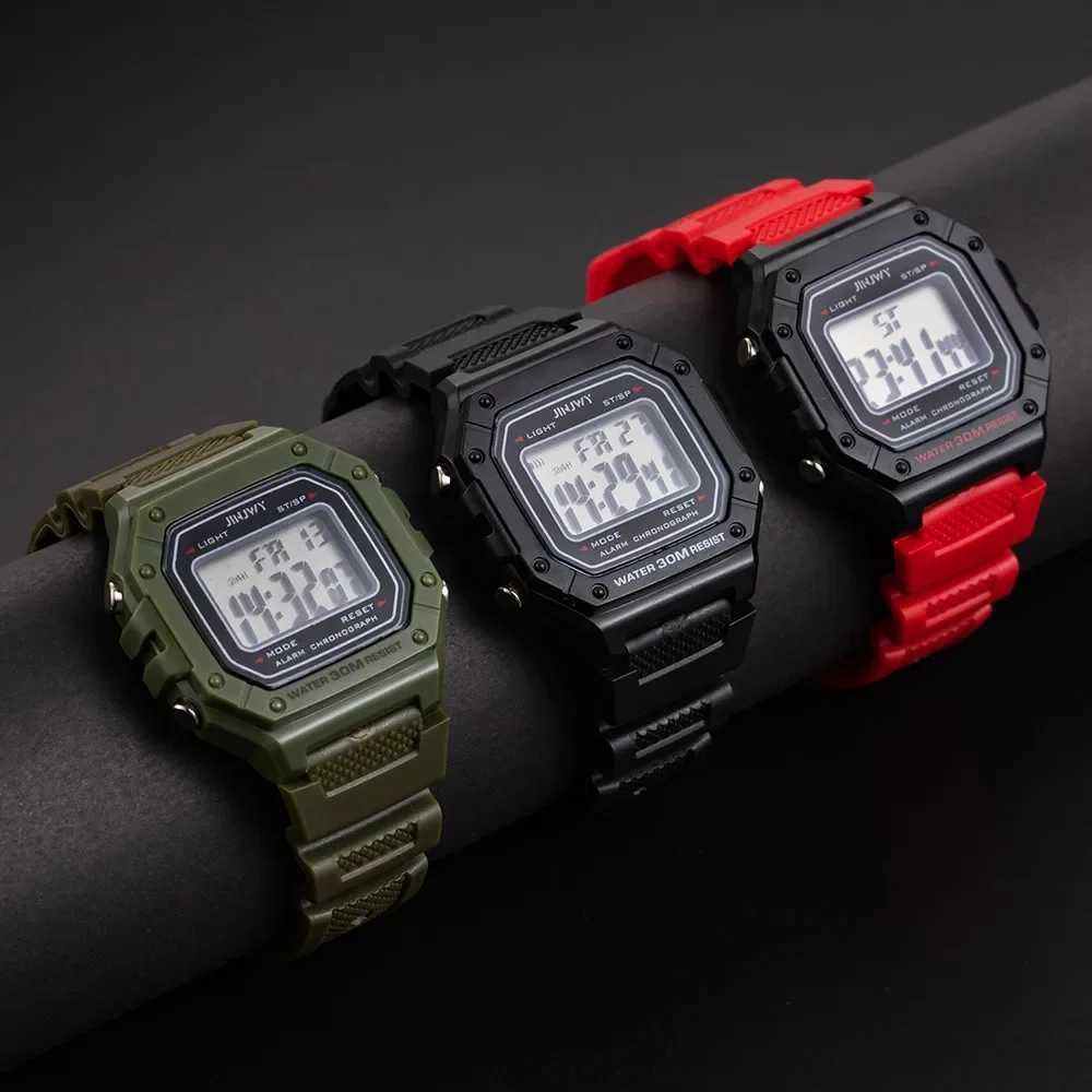 Fashion Mens Digital Watch Military Water Resistant Sport Watches Luxury Brand Army Wristwatches Stopwatches for Male FemaleX241010