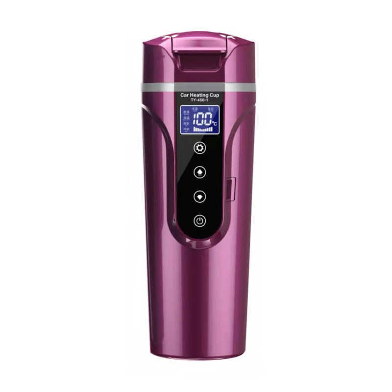 Intelligent car electric heating cup Car water heater heating cup thermos cup 12V24V heating cup L240910