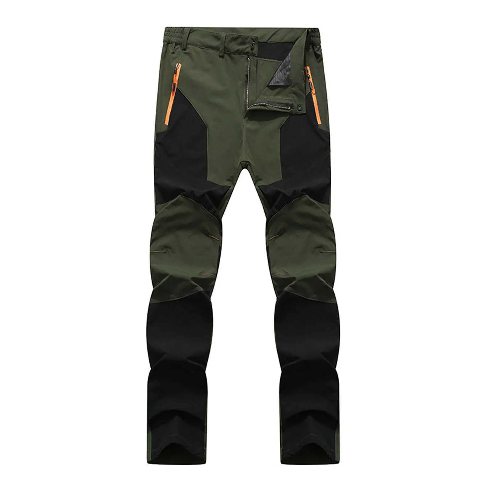 4 seasons of casual hiking pants fashionable mens warm fishing pants outdoor sports tactics waterproof mountain hiking pants W241009
