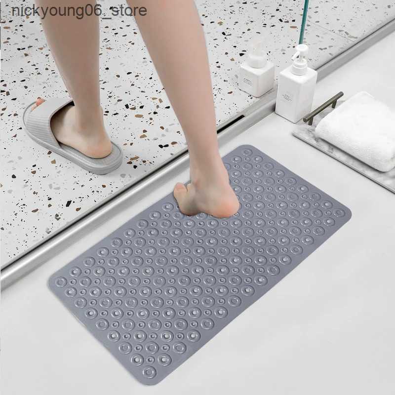 Non-Slip Bath Mats PVC Donut Anti Slip Bathroom Mat with Suction Cup Design Bathtub Massage Mat Comfortable Safe and Healthy L240910