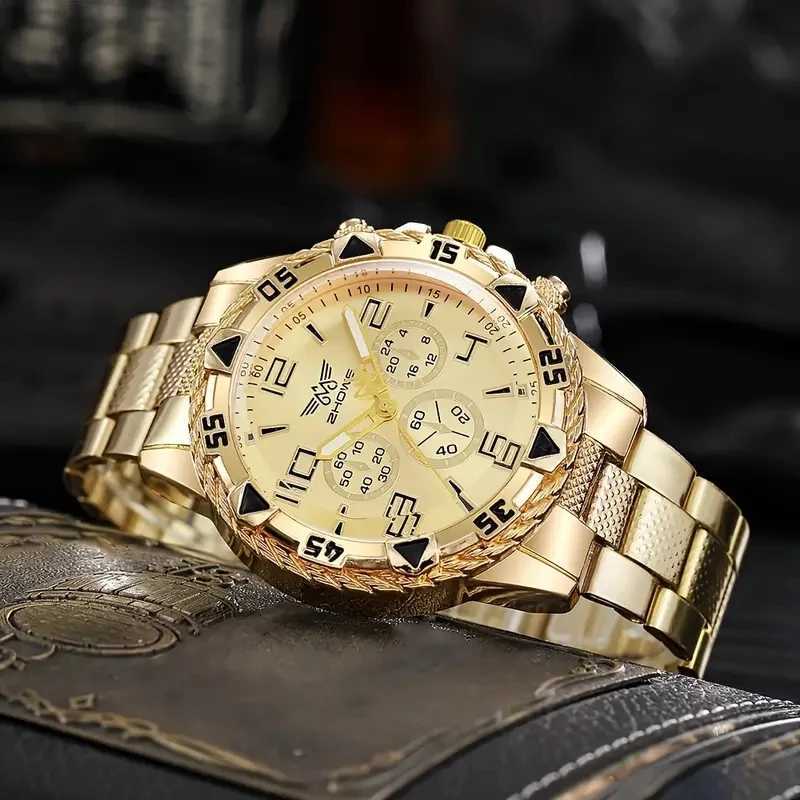 1Pcs Mens WatchLarge Dial Fashion Quartz Business WristwatchIeal Choice For GiftsX241010