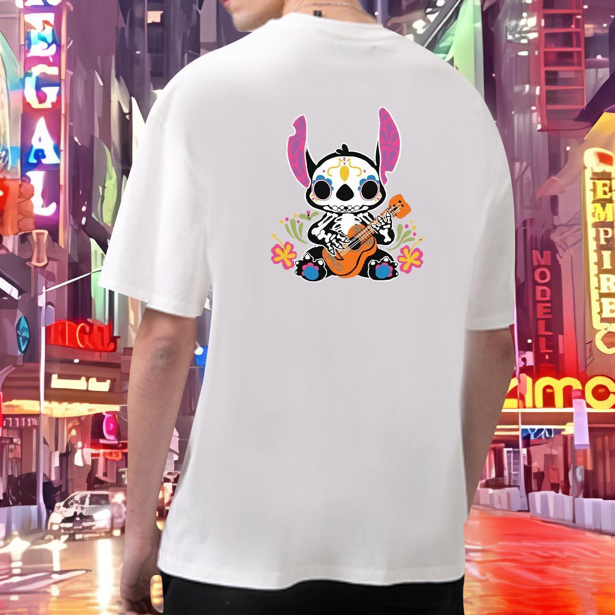 Brand Mens T Shirts 230g Pure Cotton skull Hip Hop Customized Breathable Soft Men Clothes T-Shirt Designer Fashion Clothings