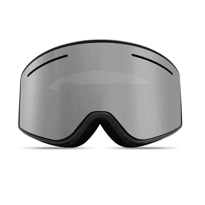 Golden cam skiing goggles with double-layer buckle womens skiing goggles breathable HD anti fog mens skiing goggles CL241010