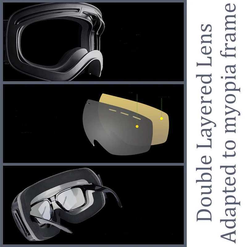 ACEXPNM brand ski goggles mens ski goggles UV400 protective ski goggles anti fog ski mask CL241010