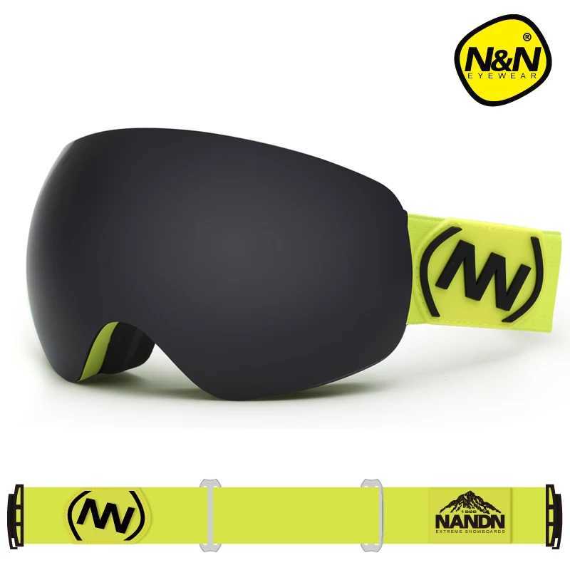 Nandn snow glasses large lens anti fog mens and womens ski goggles large ski mask ski goggles CL241010