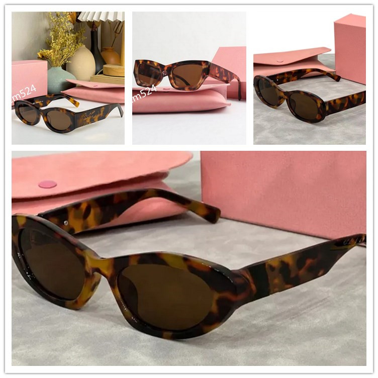 Fashion sunglasses designer oval frame luxury cat Eye sun glasses women's anti-radiation UV400 personality men's retro glasses plate high grade woman sunglasses