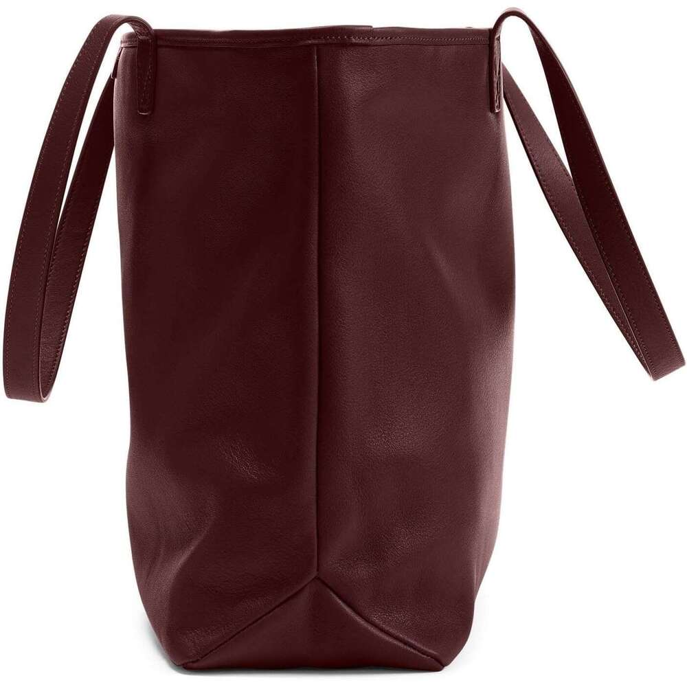 Bordeaux Large Zippered Downtown Tote