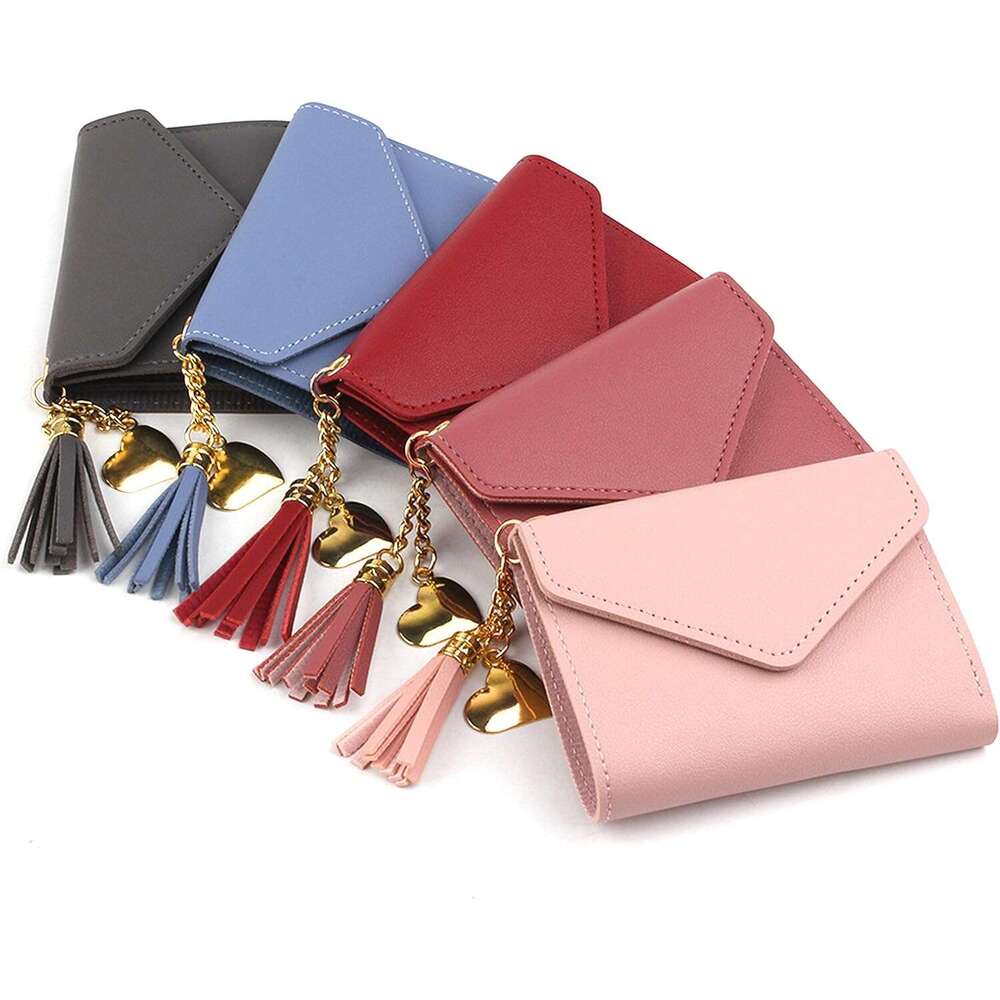 Personalized Engraved Wallets Girls Womens Custom Small Leather Wallet Trifold Purses Daughter Girlfriend Wife Gifts for Birthday, Anniversary, Gradua