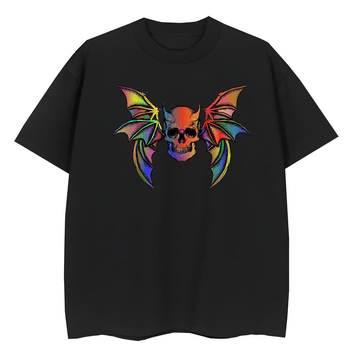 Stylist Woman T Shirts 100% Cotton 230g Breathable Crew Neck Casual skull Women Tshirts Comfortable Cartoon Floral Printing Tops Tees