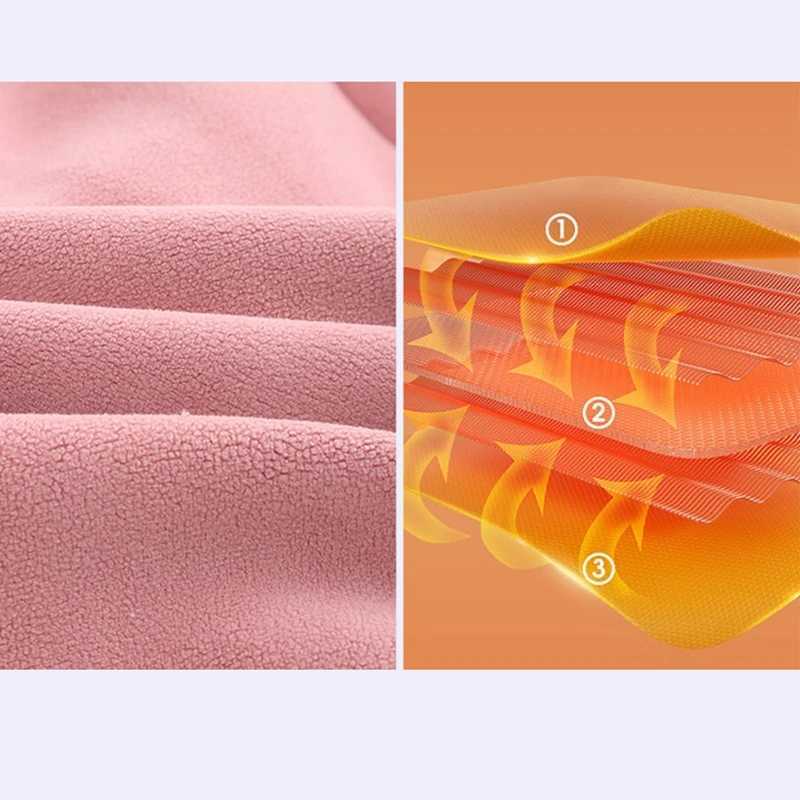 Beanie/Skull Caps 2024 new warm hat winter mens and womens waterproof polar wool Balaclava hooded neck bicycle H241010