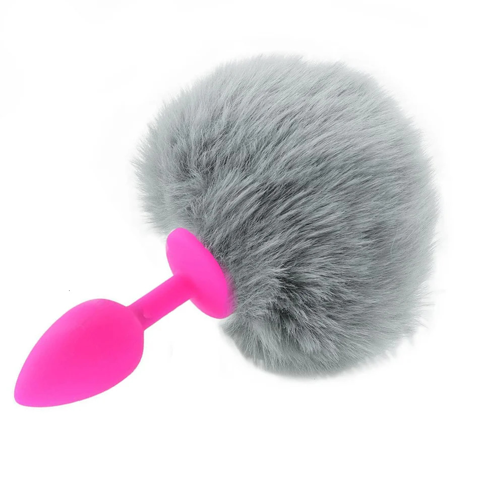 Silicone Anal Plug Rabbit Tail Butt Plug Cosplay Games Flirt for Gift BDSM Erotic Anus Toys Sex Toys for Female Male Couples Gay 241010