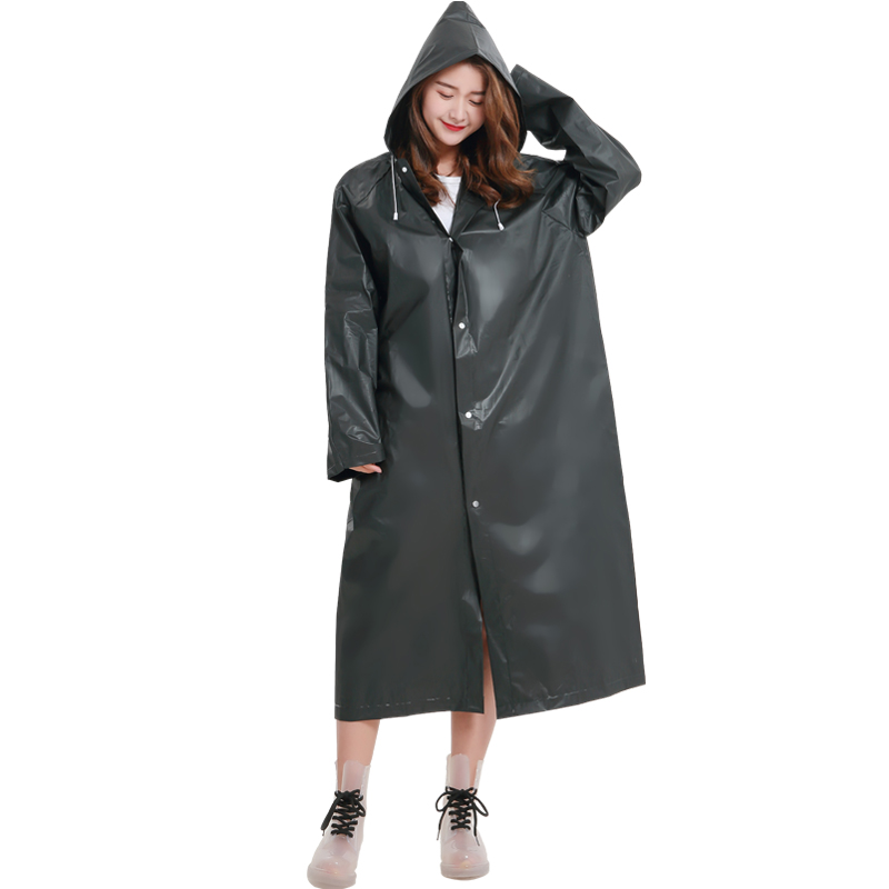 Adult foldable raincoat is lightweight and easy to travel without any burden