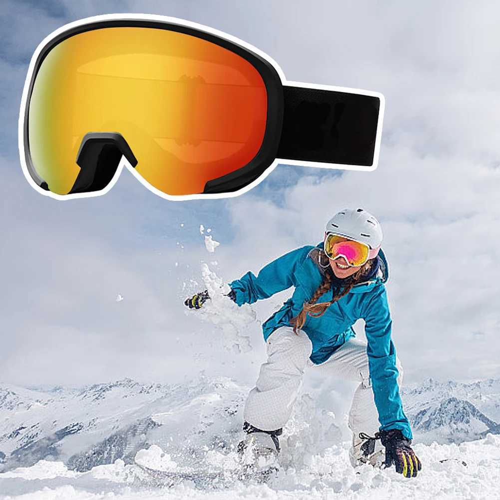 Ski goggles wide field of view anti fog and windproof goggles used for skiing sports CL241010