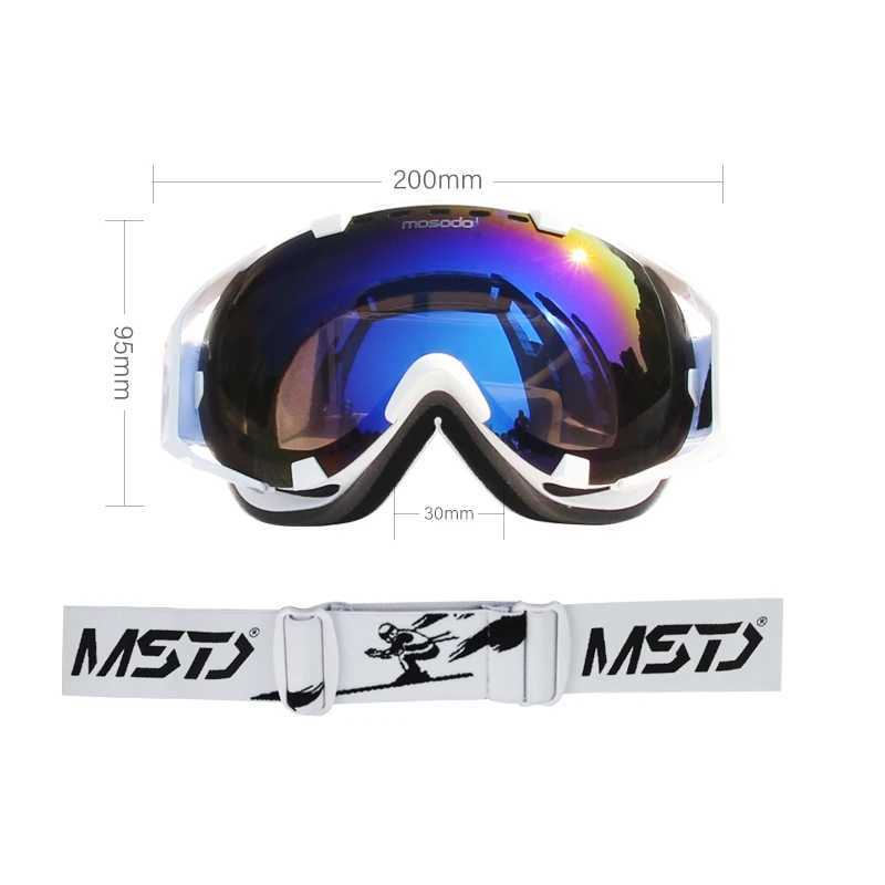 Mosodo OTG ski goggles snow goggles anti fog UV400 protection mens ski goggles CL241010