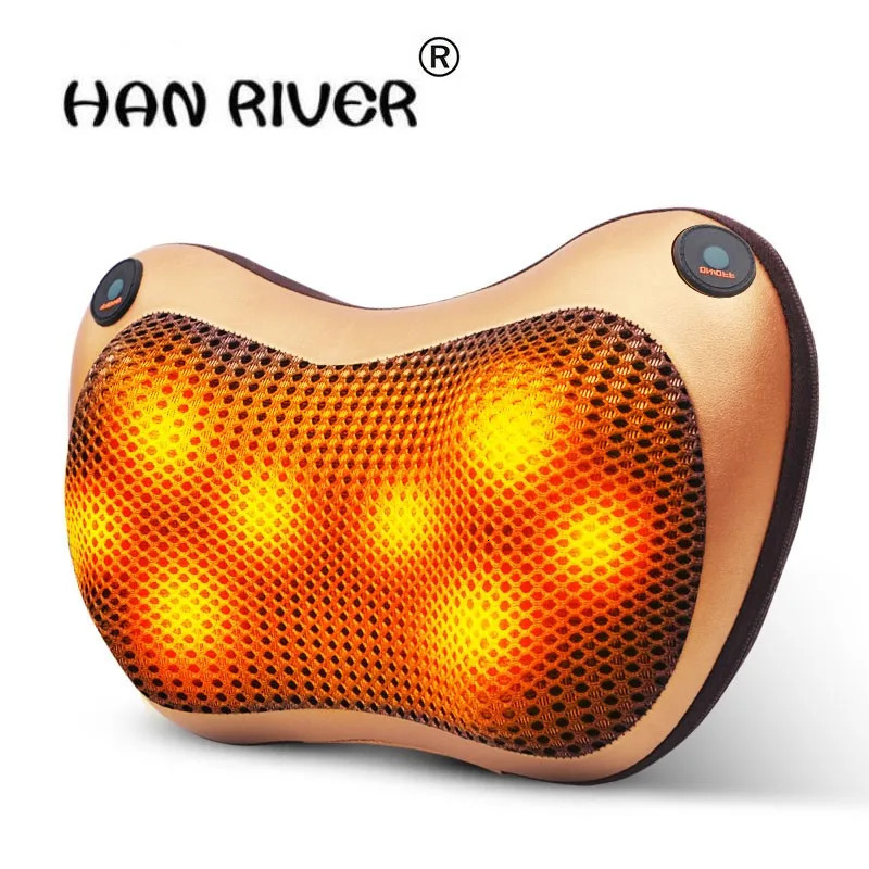 HANRIVER Cervical Spinal Massager Neck Lomba Back Electric Multi functional Car Body Massage Pillow Cushion for Learning 241008