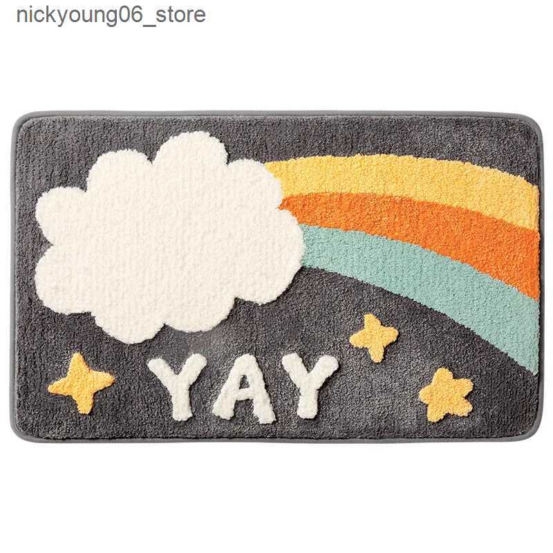 Non-Slip Bath Mats Cartoon Space Series Bath Mat Super Soft Absorbent Fiber Foot Mat Thick Flocked Quick-drying Non-slip Bathroom Rug L240910