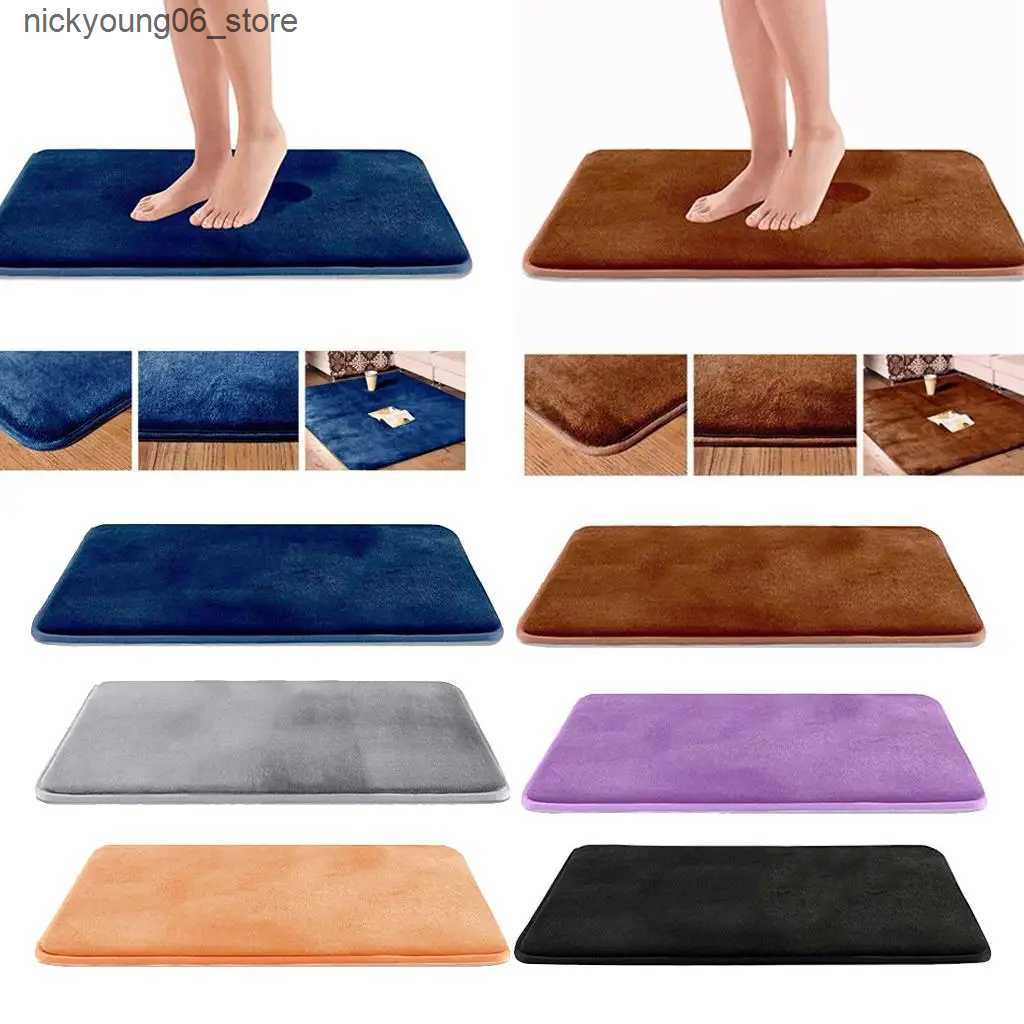 Non-Slip Bath Mats Memory Foam Bath Mat Non Slip Absorbent Rug Machine Washing 40x60cm / 50x80cm L240910