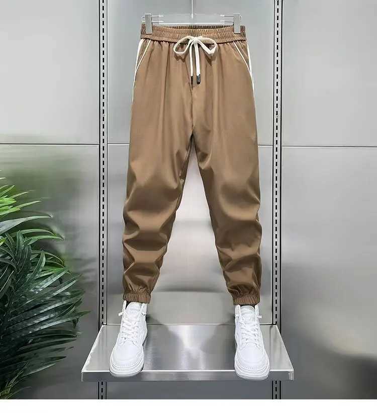 Large size mens summer pants mens sports mens tailoring mens Trouser Korean popular clothing jogging sportswear gym runners running goods W241009