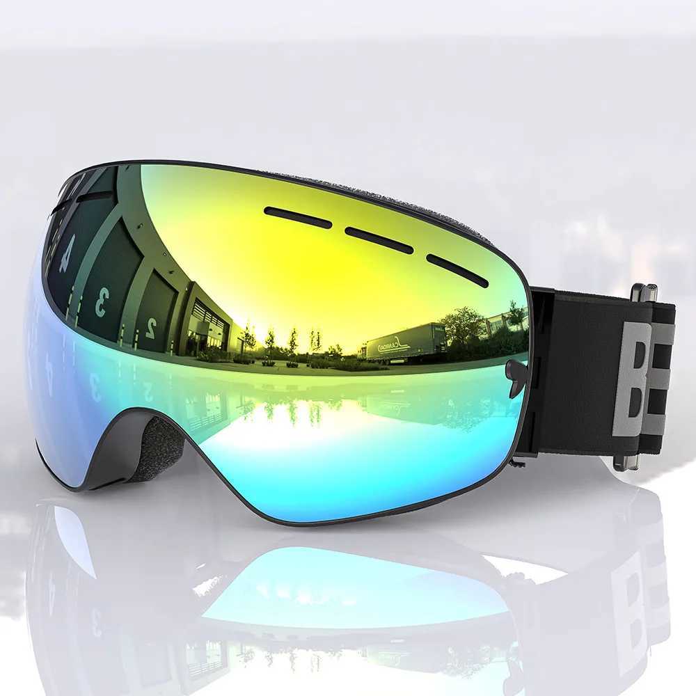 Luxury designer mens ski goggles womens fashion classic ski goggles luxury polarized Pilot oversized sports ski goggles CL241010