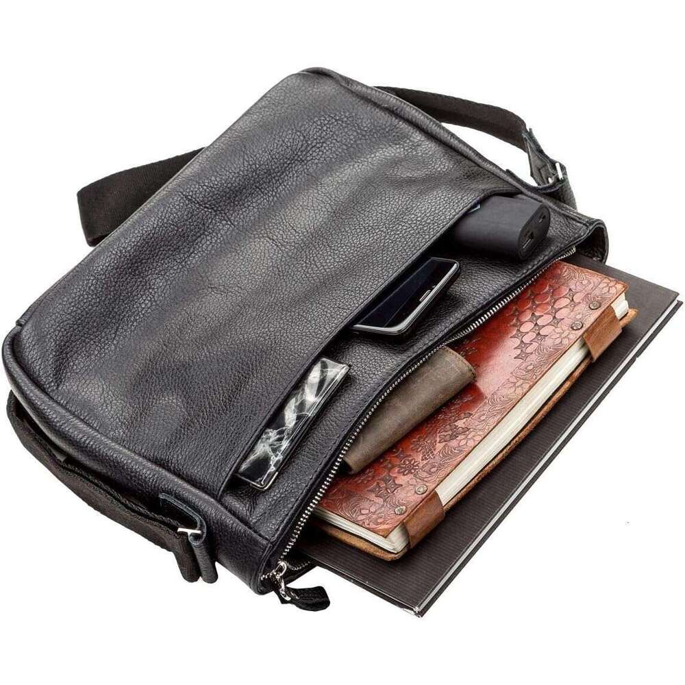 for Men Men's Genuine Leather Messenger Bag - Shvigel 00797 's