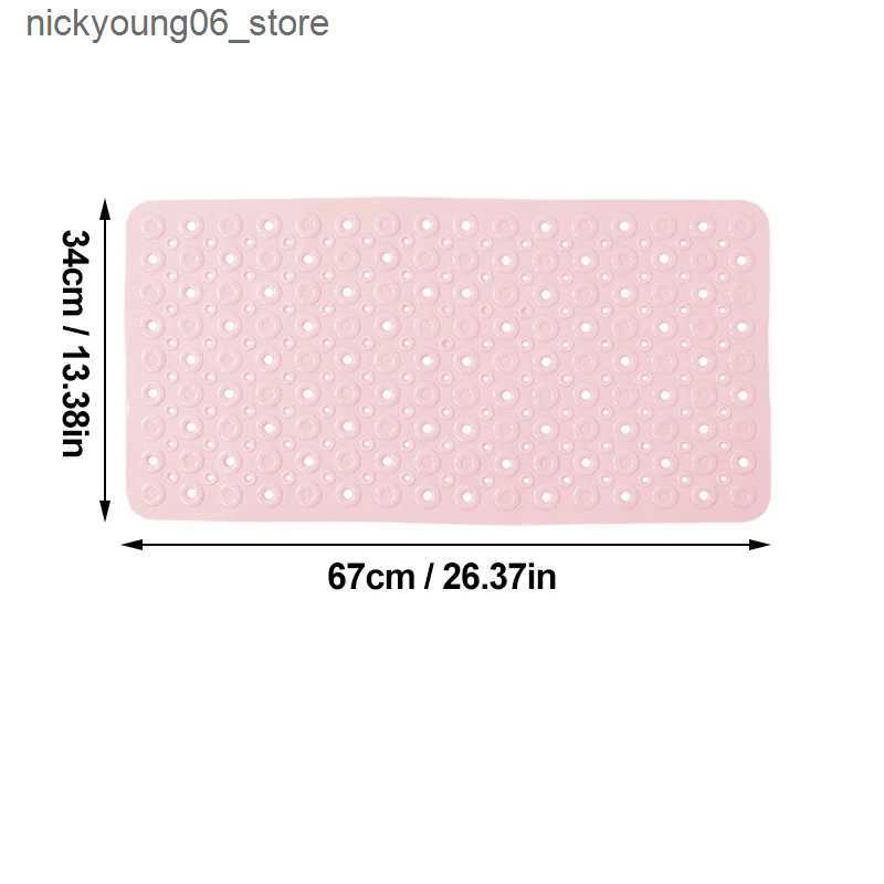 Non-Slip Bath Mats Bathroom Non-Slip Home Mat PVC Non-Slip Floor Hotel Toilet Massage Bath Non-Slip bathroom mat L240910