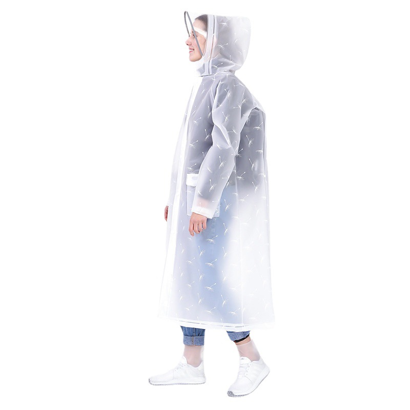 Adult raincoat design is comfortable and unconstrained