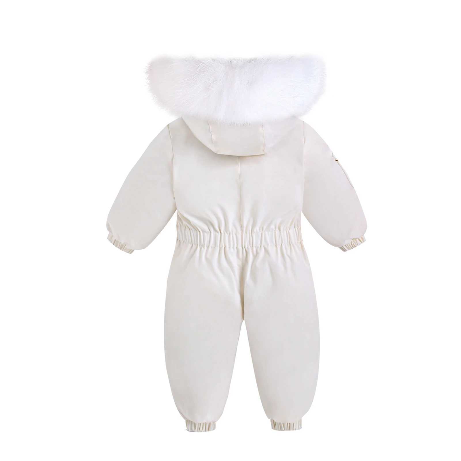 Down Coat Autumn Winter Baby overcoat Jumpsuit Warm Ski Suit Plus Velvet coat toddler boy Clothes Children Jacket little girls clothing H241010