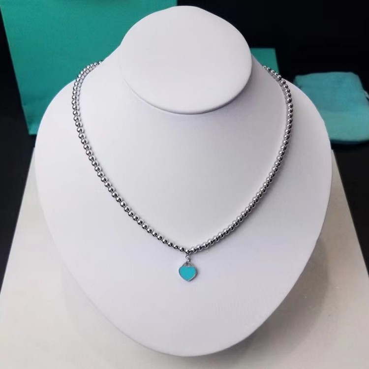 01 Classic Womens Necklaces heart Pendants Mother-of-pearl Stainless Steel Plated for Women 18K rose gold Valentine's Mother's Day Engagement Jewelry-gift