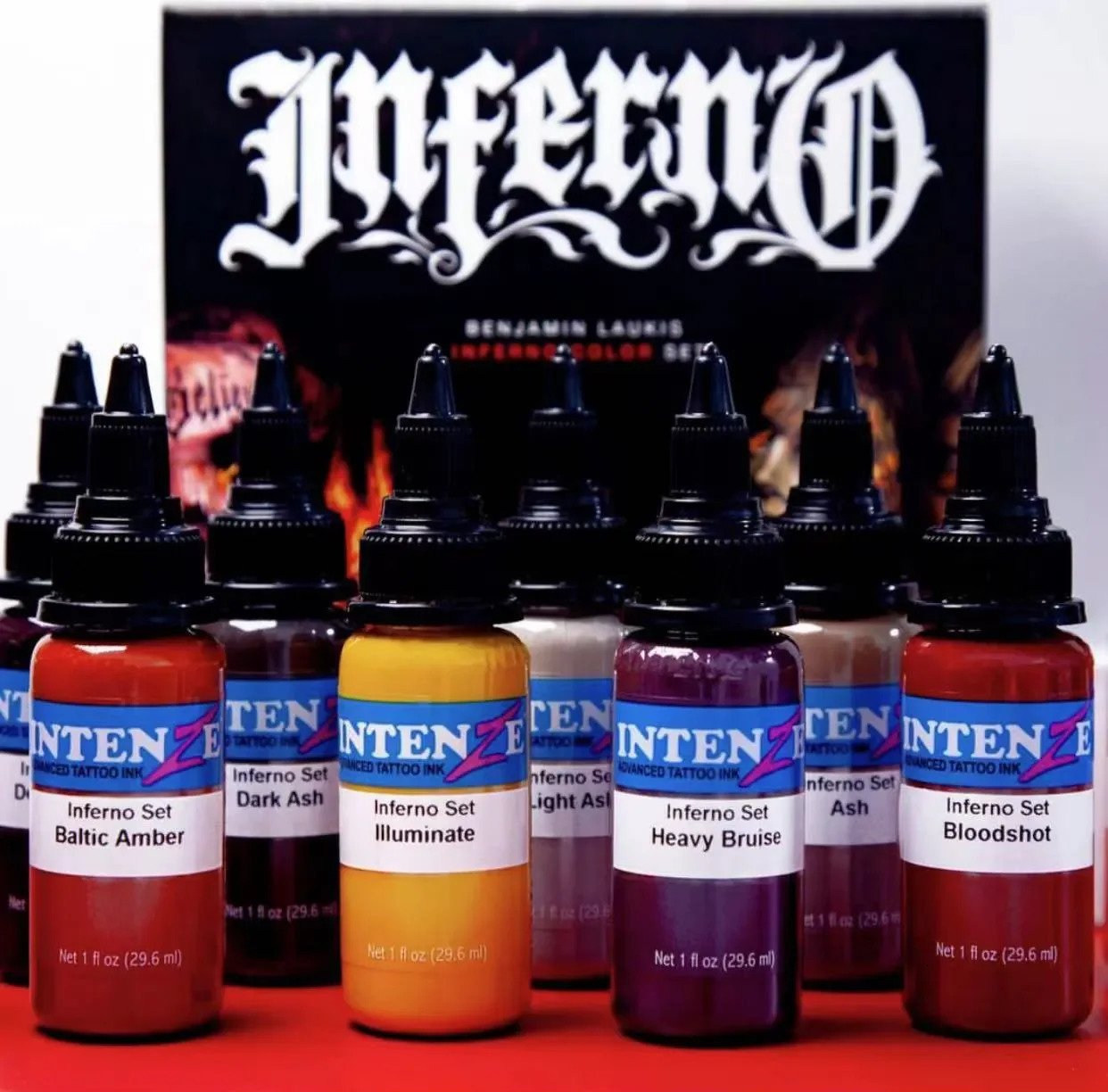14 pieces of tattoo ink 30ML tattoo practice pigment for practicing skin natural permanent tattoo machine provides practice supplies for beginners 241