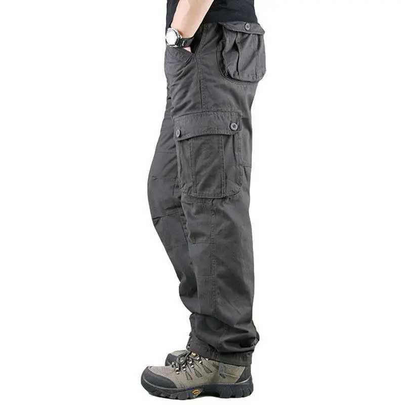 Tactical cargo pants mens cotton jackets outdoor work clothes large-sized Hombre clothing camouflage hiking pants W241009