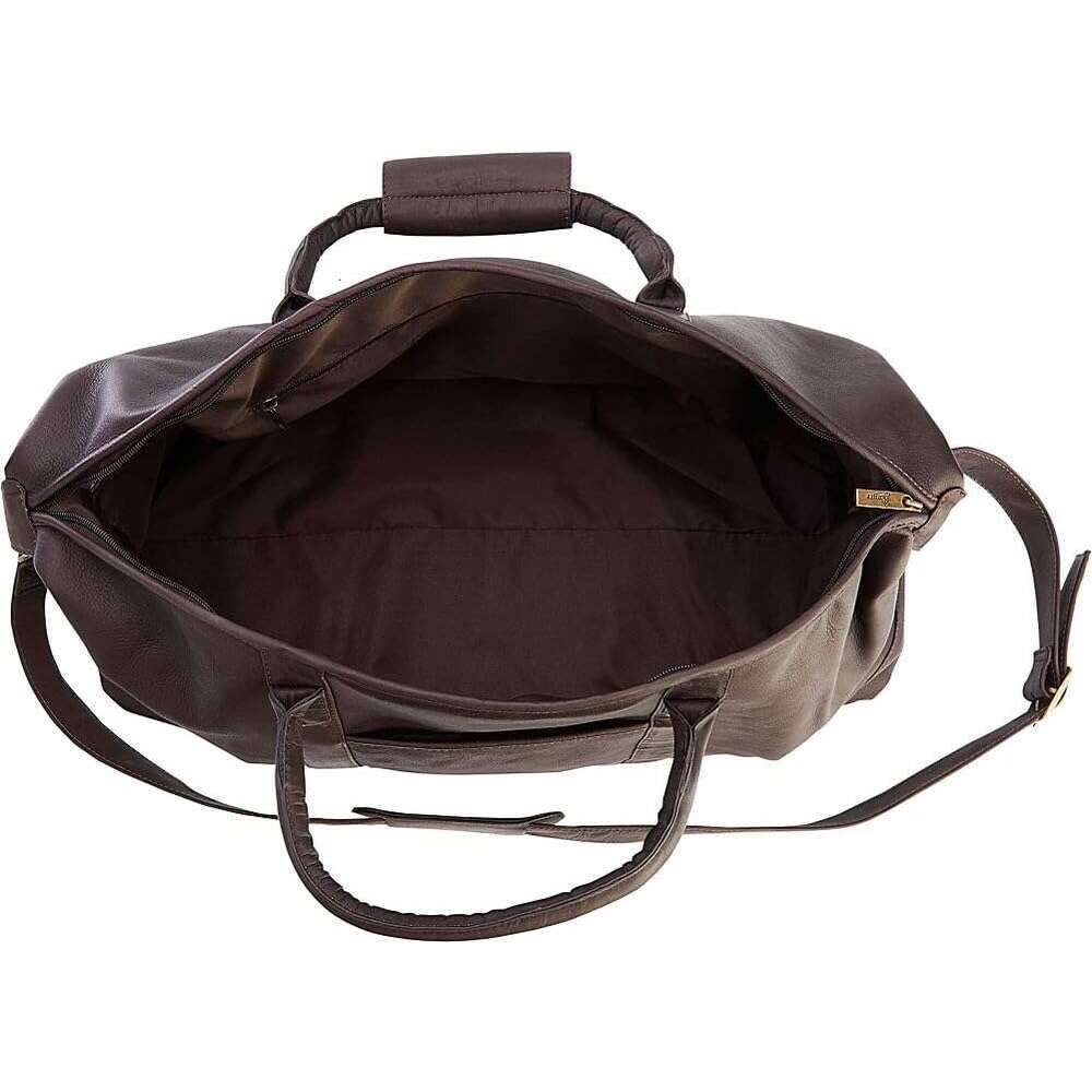 Royce Leather Duffel Bag Lage Handcrafted in Colombian Leather, Tan, One Size