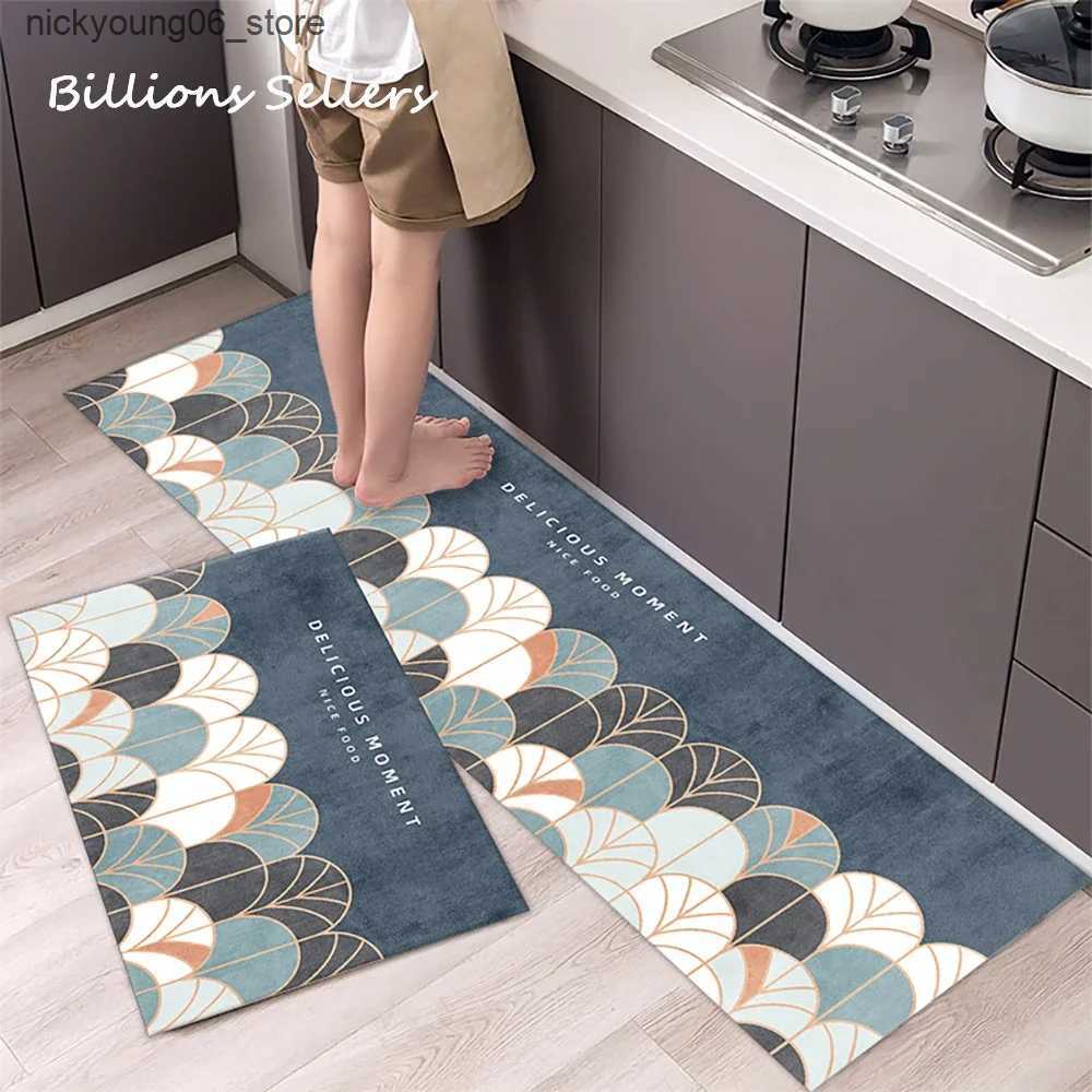 Non-Slip Bath Mats Kitchen Rug Durable Home Entrance Doormat High-end Kitchen Mats For Floor Waterproof House Hold Washable Non-slip Large Carpet L240