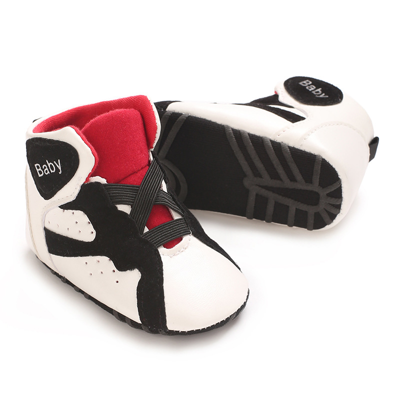 Fashion High Top Baby Shoes Boys Girls Infant Basketball Shoes cutefeet Sport Shoes Sneakers Casual Anti slip First Step Shoes Toddler 0-18M