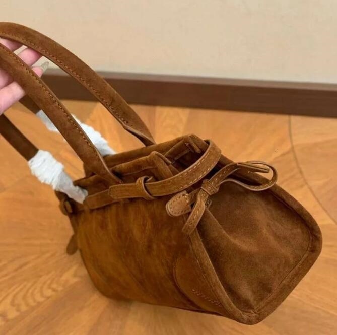 Womens Fashionable Soft Suede & Leather Tote Bag Spacious Designer Shouldersack for Everyday Use