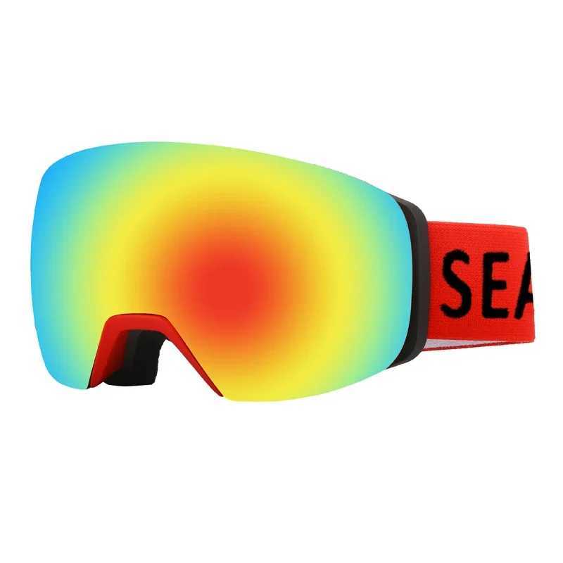 Ski goggles magnetic lens safety goggles 2024 New Years goggles sports goggles customized ski goggles CL241010